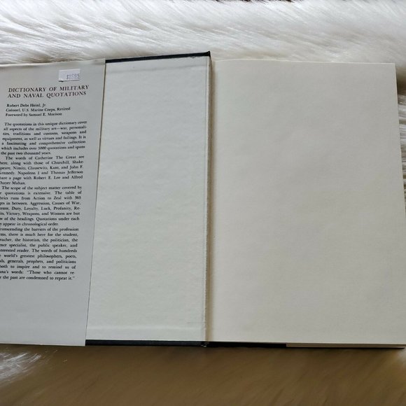 Dictionary of Military and Naval Quotations by Heinl, Robert Debs (1985) - Picture 4 of 7